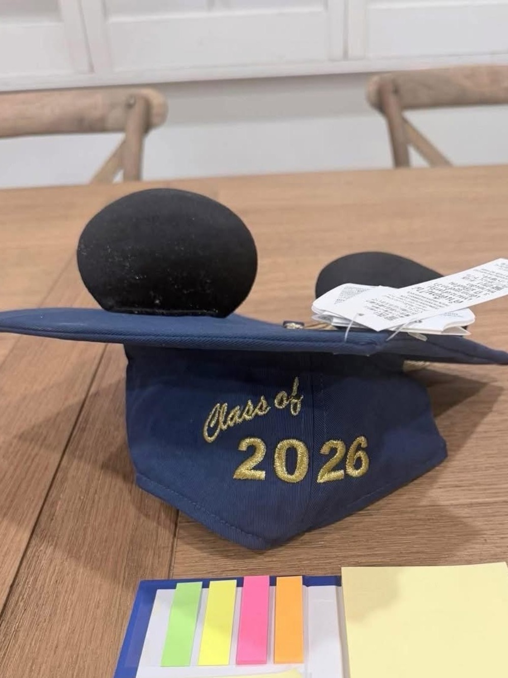 Mickey Ears “Class of 2026" Graduation Cap -Disneyland